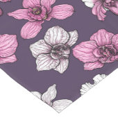 Rosa Orchideen-Blume Kurzer Tischläufer (Ecke)