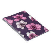 Rosa Orchideen-Blume Notizblock (Rechte Seite)