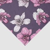 Rosa Orchideen-Blume Seidenpapier (Ausschnitt)