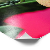 Rosa Orchideen Fotodruck (Ecke)