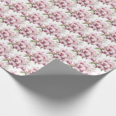 Rosa Orchideen Geschenkpapier (Ecke)