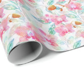 Rosa Orchideen. Geschenkpapier (Rolleneckpunkt)