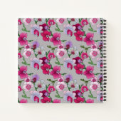 Rosa Orchideen im Blut Notizblock (Rückseite)