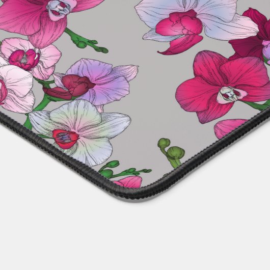 Rosa Orchideen im Blut Schreibtischunterlage (Ecke)