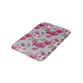 Rosa Orchideen in der Blüte Badematte (Schrägansicht)