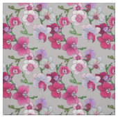 Rosa Orchideen in der Blüte Stoff (Muster)