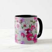 Rosa Orchideen in der Blüte Tasse (VorderseiteRechts)