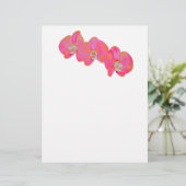 Rosa Orchideen in tropischer Blüte (Stehend Vorderseite)