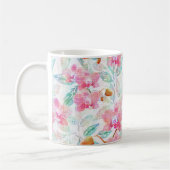 Rosa Orchideen. Kaffeetasse (Links)