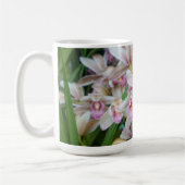 Rosa Orchideen Kaffeetasse (Links)