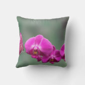 Rosa Orchideen Kissen (Rückseite)