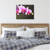 Rosa Orchideen Leinwanddruck (Insitu (Schlafzimmer))