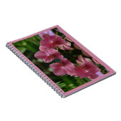 Rosa Orchideen mit Reflektionen Notizblock (Rechte Seite)