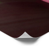 Rosa Orchideen Poster (Ecke)