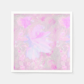 Rosa Orchideen Serviette