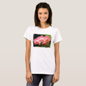Rosa Orchideen-T - Shirt (Vorne ganz)