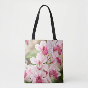 Rosa Orchideen-Taschen-Tasche wiederverwendbar Tasche