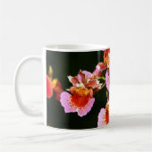 Rosa Orchideen-Tasse Kaffeetasse (Links)