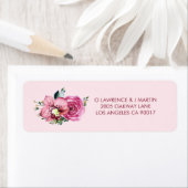 Rosa Orchideen und Rose (Insitu)