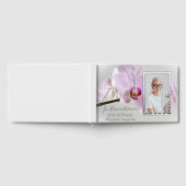 Rosa Orchideen zur Gedenkstätte für die Stammesbee Gästebuch (Voll)