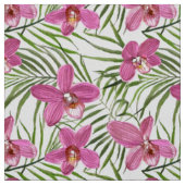 Rosa Orchideenmuster Stoff (Muster)