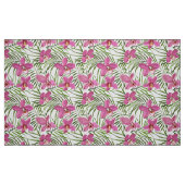 Rosa Orchideenmuster Stoff (Fat Quarter (45,7 x 55,9 cm))