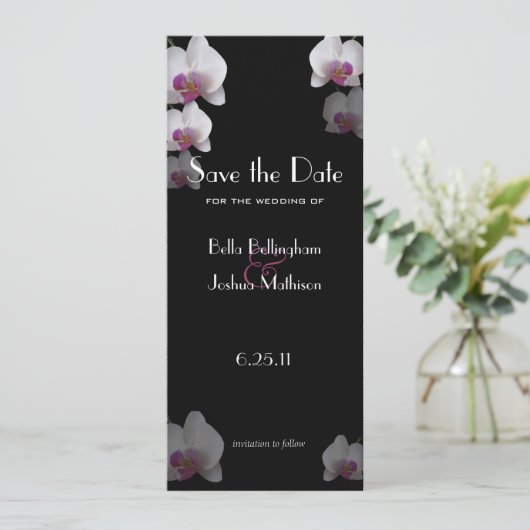 Rosa Orchius Ankündigung Datum freihalten (Stehend Vorderseite)