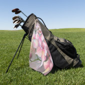 Rosa Orchius Golf Handtuch (Gras)