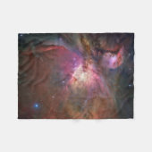 Rosa Orion Nebula Fleecedecke (Vorderseite (Horizontal))