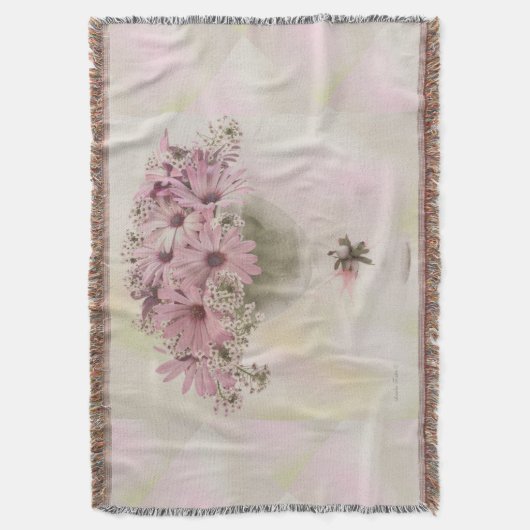 Rosa Osteospernum Decke (Vorderseite Vertikal)