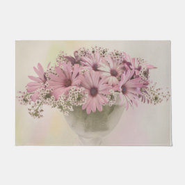 Rosa Osteospernum Fußmatte