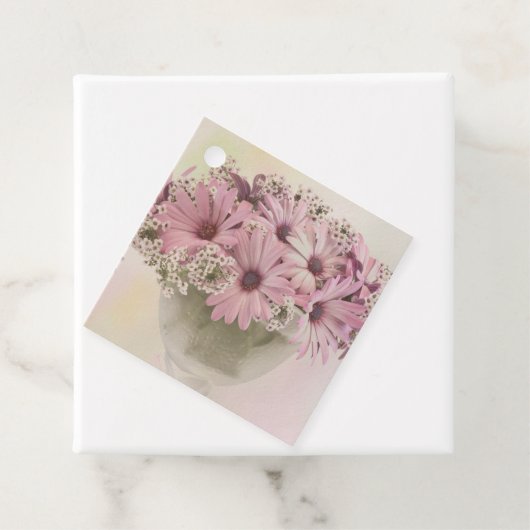 Rosa Osteospernum Geschenkanhänger (Beispiel)