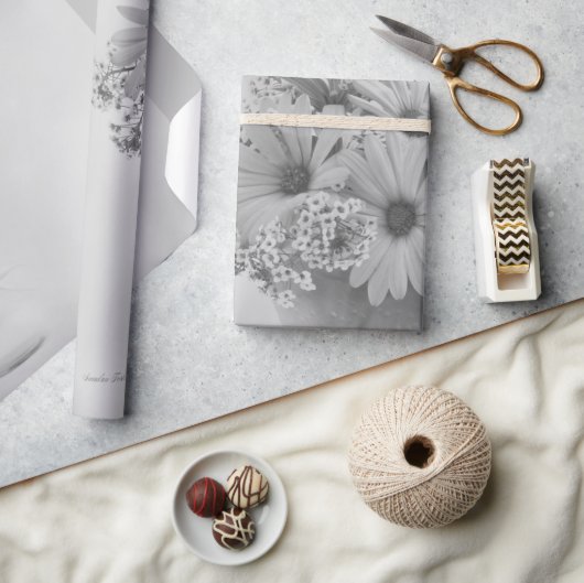 Rosa Osteospernum Geschenkpapier (Kunsthandwerk)