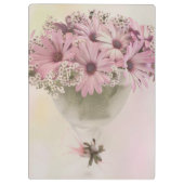 Rosa Osteospernum Klemmbrett (Rückseite)