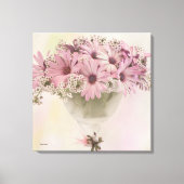 Rosa Osteospernum Leinwanddruck (Vorderseite)