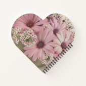 Rosa Osteospernum Notizblock (Rückseite)