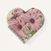 Rosa Osteospernum Notizblock (Vorderseite)