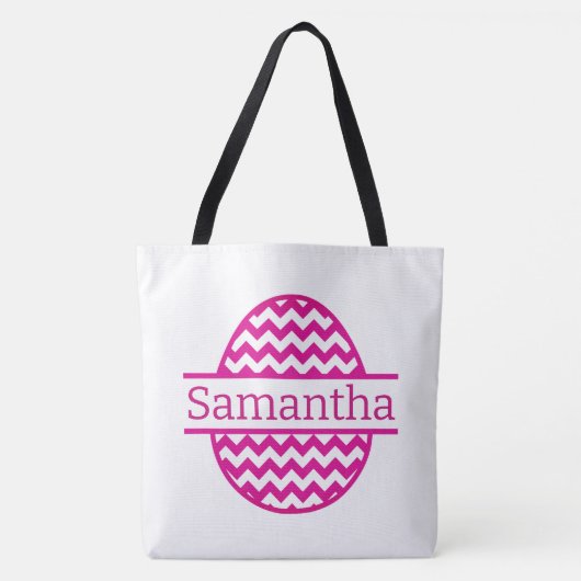 Rosa Osterei Tasche (Vorderseite)