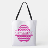 Rosa Osterei Tasche (Rückseite)