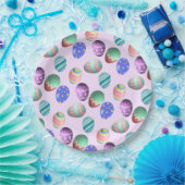 Rosa Ostereier Ostereier Party Ei Jung Pastell Nie Pappteller (Party)