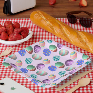 Rosa Ostereier Ostereier Party Ei Jung Pastell Nie Pappteller