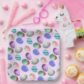 Rosa Ostereier Ostereier Party Ei Jung Pastell Nie Pappteller (Party)