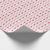 Rosa Ostereier Ostermuster Geschenkpapier (Ecke)