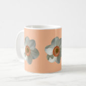 Rosa Osterglocke Frühlingsblume Kaffeetasse (Vorderseite Links)