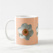 Rosa Osterglocke Frühlingsblume Kaffeetasse (Links)