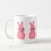 Rosa Osterhasen Kaffeetasse (Links)