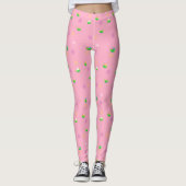 Rosa Osterjagd Leggings (Vorderseite)
