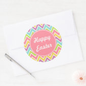 Rosa Osterkleber Runder Aufkleber (Umschlag)