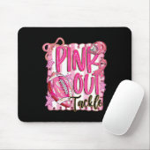 Rosa-out-Kampf Brustkrebs-Bewusstsein Band-Foo Mousepad (Mit Mouse)