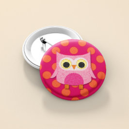 Rosa Owl Button-Button Button